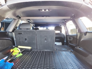 アウディQ7 専用車内キャリア カーゴネットホルダタイプ 延長ステー  